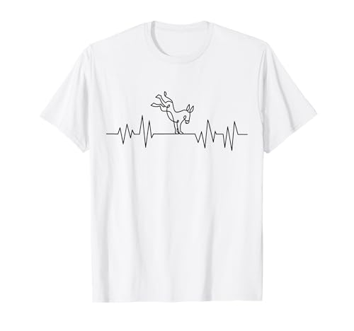 Esel Herzschlag Damen Kinder T-Shirt von Die Besten Esel Flüsterer Geschenke