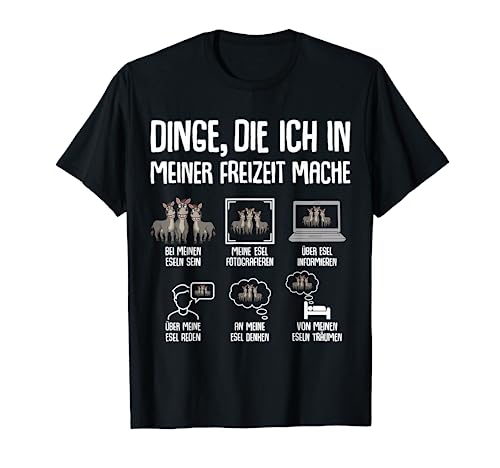 Esel Liebhaber Damen Herren T-Shirt von Die Besten Esel Flüsterer Geschenke