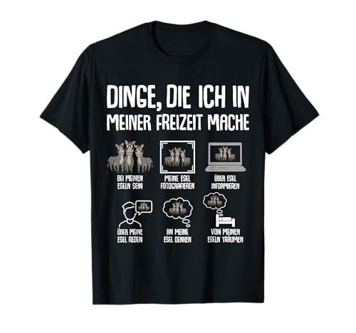 Esel Liebhaber Damen Herren T-Shirt von Die Besten Esel Flüsterer Geschenke