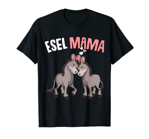 Esel Mama Bauernhof Landwirtin Damen T-Shirt von Die Besten Esel Flüsterer Geschenke