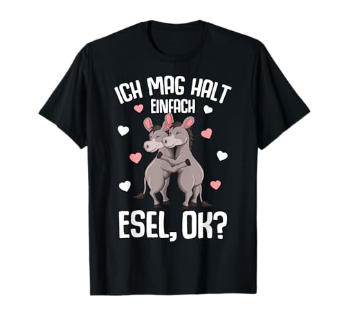 Ich mag halt Esel Bauernhof Landwirtin Kinder Mädchen T-Shirt Ich mag halt Esel Bauernhof Landwirtin Kinder Mädchen T-Shirt von Die Besten Esel Flüsterer Geschenke