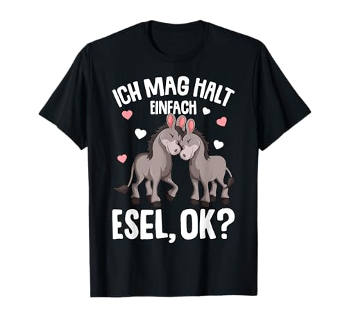 Ich mag halt Esel Bauernhof Landwirtin Mädchen Kinder T-Shirt Ich mag halt Esel Bauernhof Landwirtin Mädchen Kinder T-Shirt von Die Besten Esel Flüsterer Geschenke