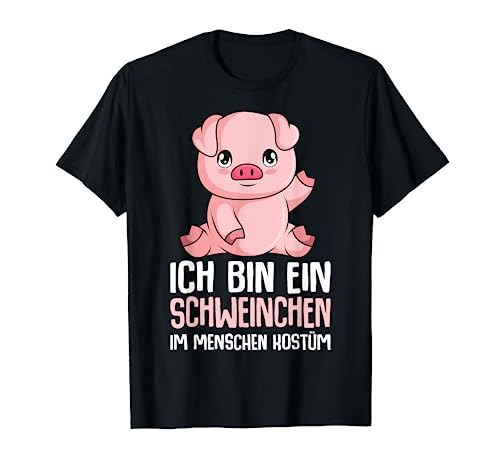 Schwein Schweinchen Mädchen Jungen Kinder Schweine T-Shirt von Die Besten Schweine Flüsterer Geschenke