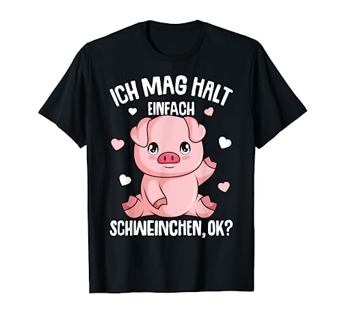 Schweine Ich mag halt Schweinchen Kinder Mädchen Schwein T-Shirt von Die Besten Schweine Flüsterer Geschenke