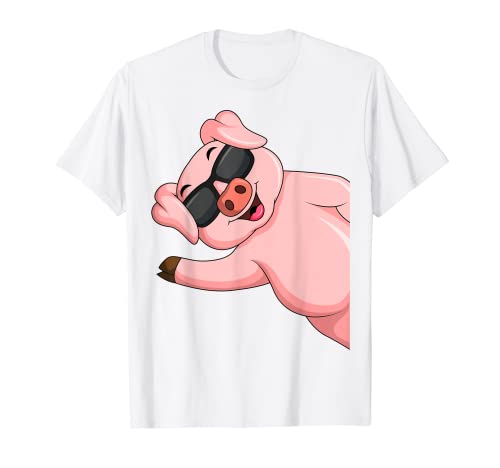 Schweine Schweinchen Kinder Jungen Mädchen Schwein T-Shirt von Die Besten Schweine Flüsterer Geschenke