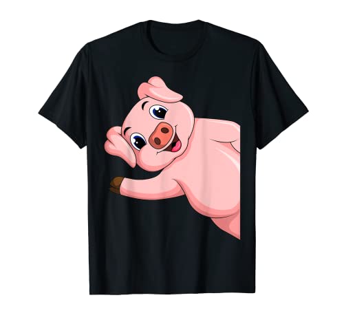 Schweine Schweinchen Kinder Mädchen Jungen Schwein T-Shirt von Die Besten Schweine Flüsterer Geschenke