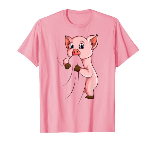 Schweine Schweinchen Kinder Mädchen Schwein T-Shirt von Die Besten Schweine Flüsterer Geschenke