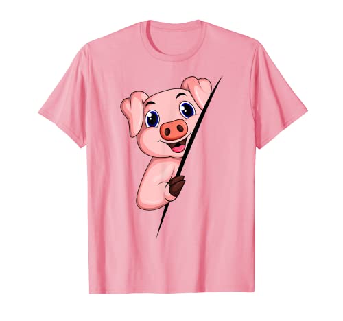 Schweine Schweinchen Mädchen Jungen Kinder Schwein T-Shirt von Die Besten Schweine Flüsterer Geschenke