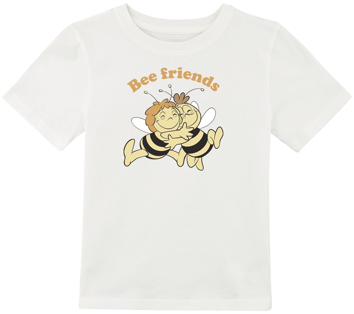 Die Biene Maja T-Shirt - Kids - Bee Friends - 128 bis 164 - für Mädchen - Größe 164 - altweiß  - EMP exklusives Merchandise! von Die Biene Maja