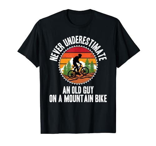 Lustiger Radfahrer Spruch Mountainbike Radfahren Old Man Fahrrad T-Shirt von The Funny Cyclists and Mountain Bike Lovers Co.