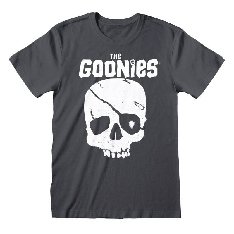 Die Goonies T-Shirt - The Goonies Skull - S bis XXL - für Männer - Größe S - grau  - Lizenzierter Fanartikel Die Goonies T-Shirt - The Goonies Skull - S bis XXL - für Männer - Größe S - grau  - Lizenzierter Fanartikel von Die Goonies