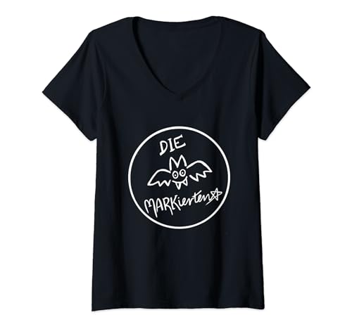 Damen Das MARKierten T-Shirt mit V-Ausschnitt von Die MARKierten