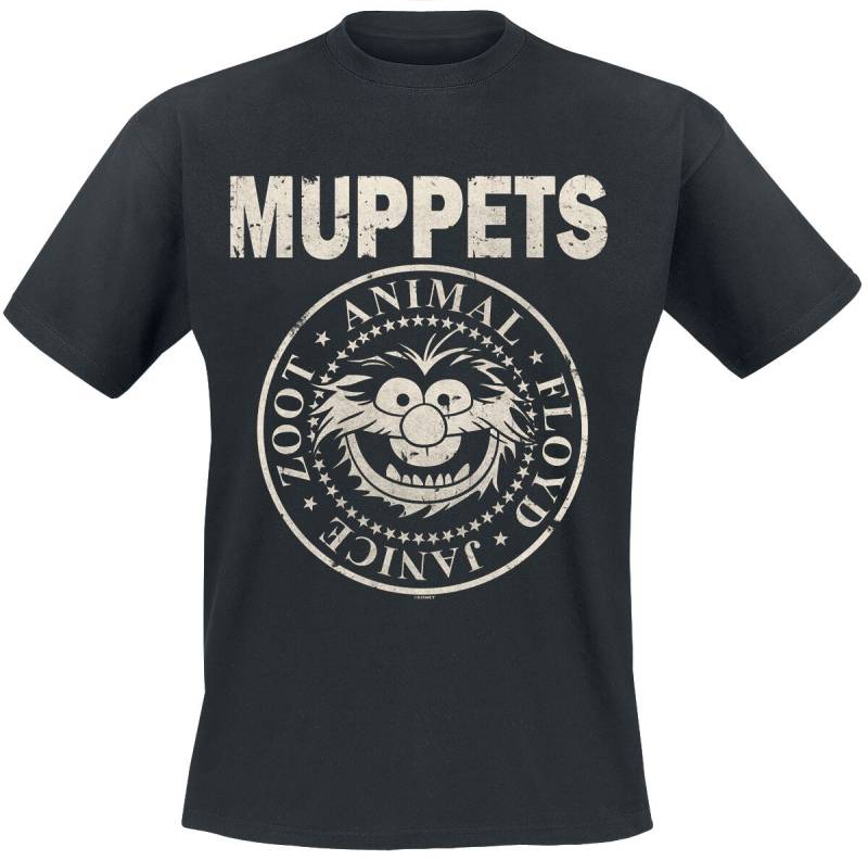 Die Muppets Animal - Rock ´n Roll T-Shirt schwarz in XXL von Die Muppets