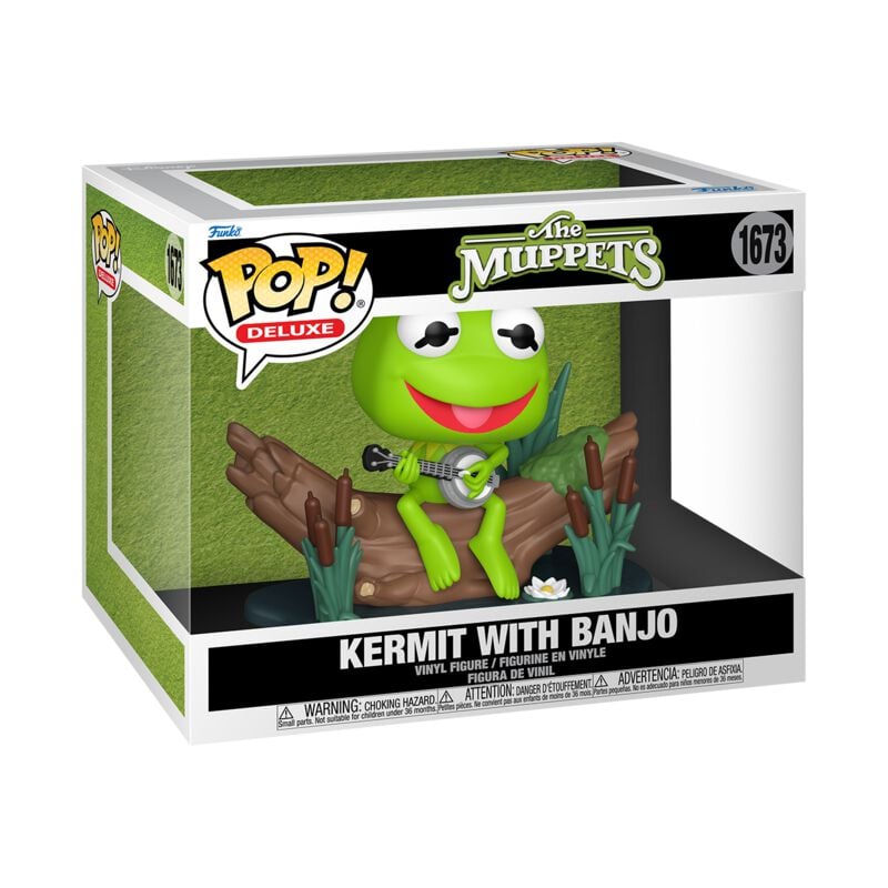 Die Muppets Kermit With Banjo (Pop! Deluxe) Vinyl Figur 1673 Funko Pop! multicolor von Die Muppets