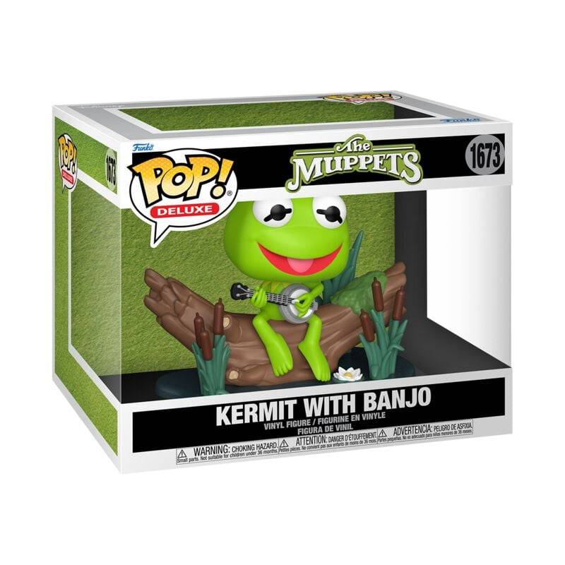 Die Muppets Kermit With Banjo (Pop! Deluxe) Vinyl Figur 1673 Funko Pop! multicolor von Die Muppets