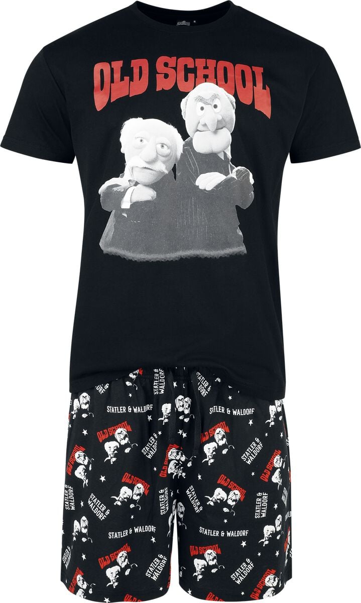 Die Muppets Old School Morgenmantel schwarz in M Die Muppets Old School Morgenmantel schwarz in M von Die Muppets