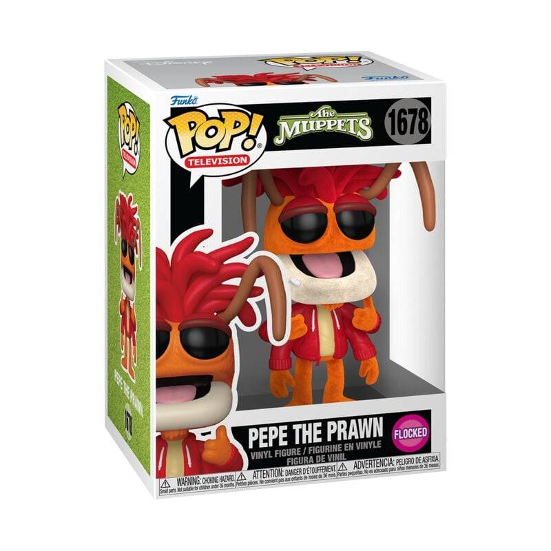 Die Muppets Pepe The Prawn (Flocked) Vinyl Figur 1678 Funko Pop! multicolor von Die Muppets