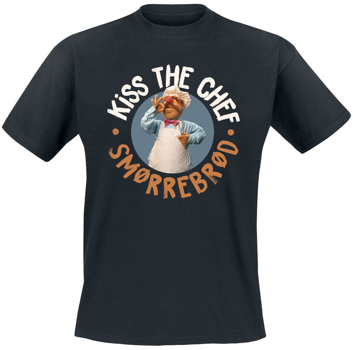 Die Muppets T-Shirt - Kiss The Chef - Smorrebrod - M bis 5XL - für Männer - Größe L - schwarz - Lizenzierter Fanartikel Die Muppets T-Shirt - Kiss The Chef - Smorrebrod - M bis 5XL - für Männer - Größe L - schwarz - Lizenzierter Fanartikel von Die Muppets