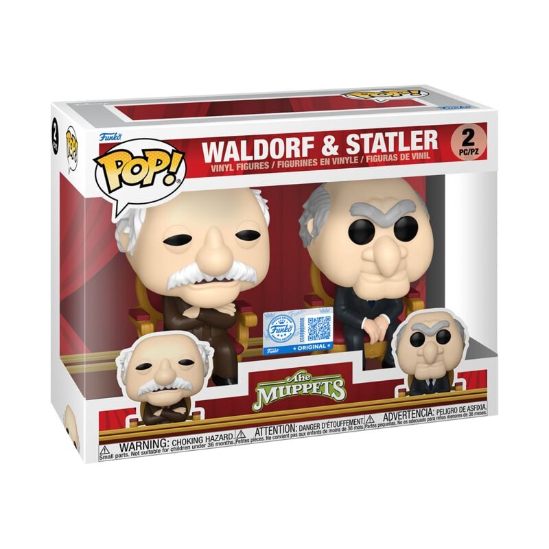 Die Muppets Waldorf & Statler (2-Pack) Vinyl Figur 2 Funko Pop! multicolor von Die Muppets
