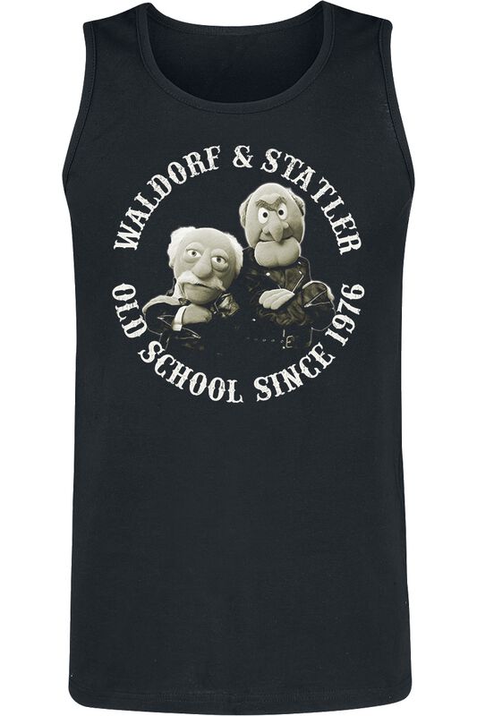 Die Muppets Waldorf & Statler - Old School Tank-Top schwarz in L von Die Muppets