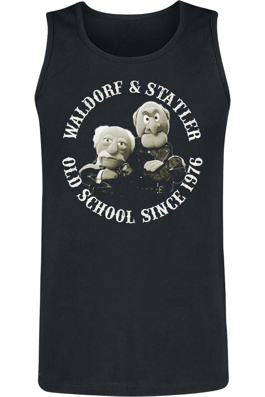 Die Muppets Waldorf & Statler - Old School Tank-Top schwarz in XXL Die Muppets Waldorf & Statler - Old School Tank-Top schwarz in XXL von Die Muppets