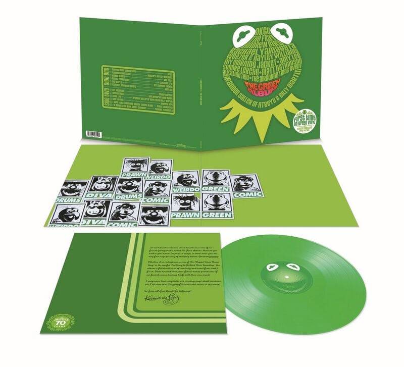 Muppets: The Green Album von Die Muppets - LP (Coloured, Limited Edition, Standard) von Die Muppets