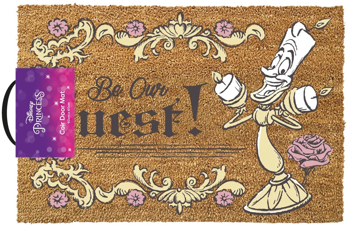 Die Schöne und das Biest Be Our Guest Fußmatte multicolor von Die Schöne und das Biest