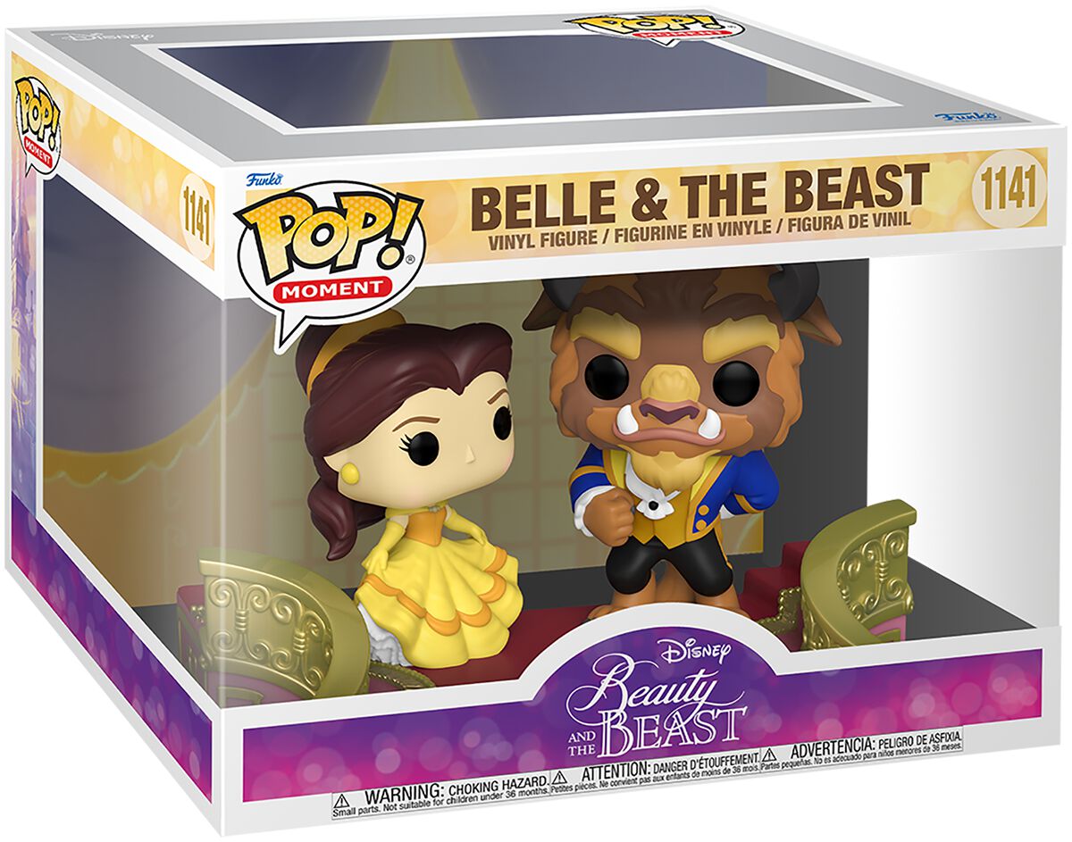 Die Schöne und das Biest - Beauty and the Beast - Disney Funko Movie Moments - Belle & The Beast (Pop! Moment) Vinyl Figur 1141   - Lizenzierter von Die Schöne und das Biest