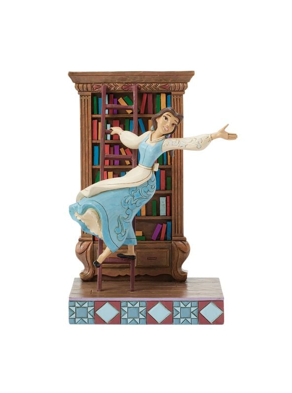 Die Schöne und das Biest - Beauty and the Beast - Disney Sammelfiguren - Belle - A World of Books - multicolor  - Lizenzierter Fanartikel von Die Schöne und das Biest