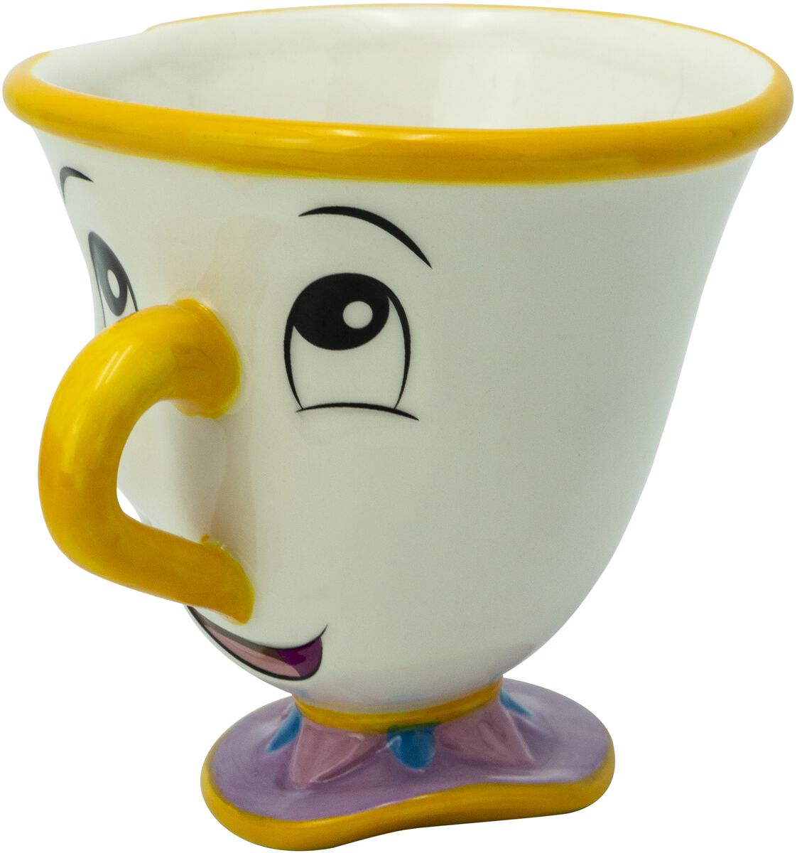 Die Schöne und das Biest - Beauty and the Beast Tasse - Chip 3D Tasse - multicolor  - Lizenzierter Fanartikel von Die Schöne und das Biest