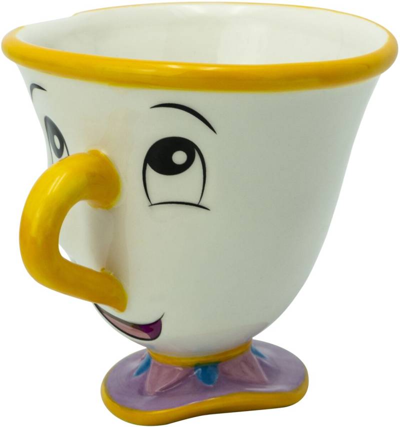 Die Schöne und das Biest - Beauty and the Beast Tasse - Chip 3D Tasse - multicolor  - Lizenzierter Fanartikel von Die Schöne und das Biest