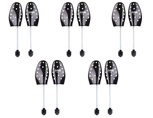 5 Paar Set – Schuhspanner aus Kunststoff – mit Spiralfeder – Form: Herren KOMFORT – Made in Germany – z2482 (39-41) von Die Schuhanzieher