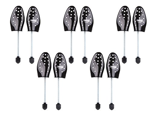 5 Paar Set – Schuhspanner aus Kunststoff – mit Spiralfeder – Form: Herren UNIVERSAL – Made in Germany – z2481 (39-41) von Die Schuhanzieher