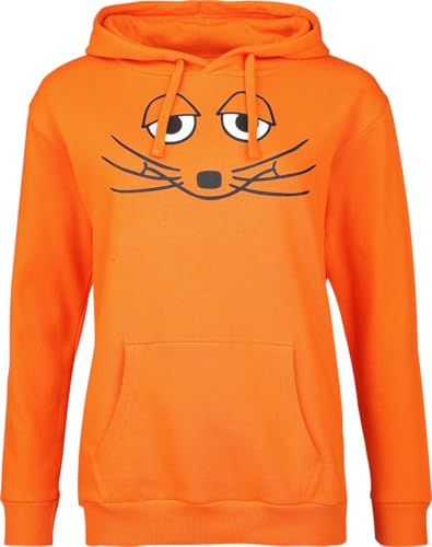 Die Sendung mit der Maus Die Maus Frauen Kapuzenpullover orange L von Die Sendung mit der Maus