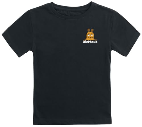 Die Sendung mit der Maus Kids - Die Maus Unisex T-Shirt schwarz 104 von Die Sendung mit der Maus