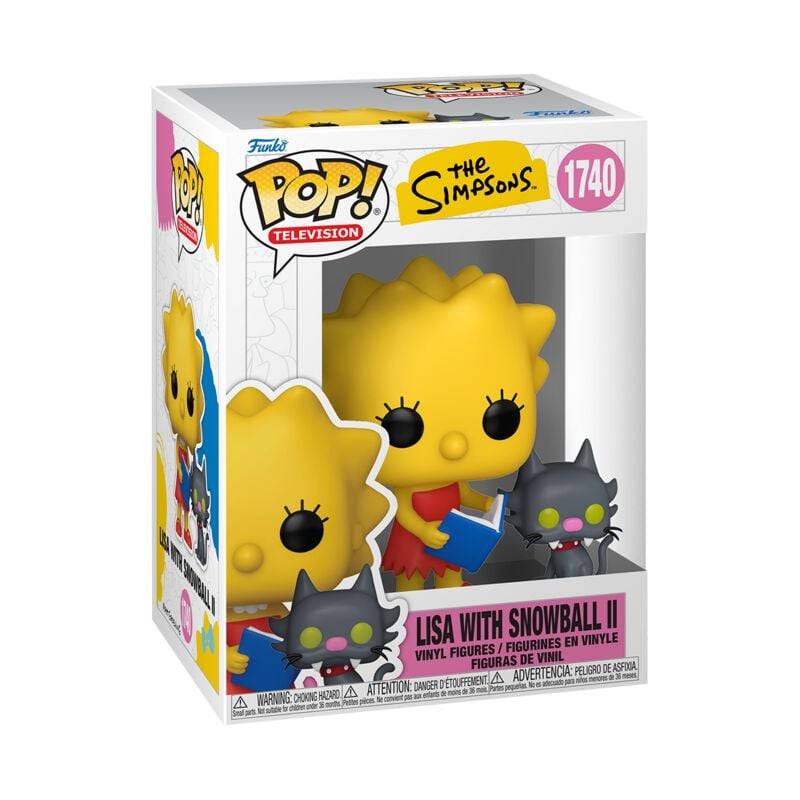 Die Simpsons Lisa With Snowball 2 Vinyl Figur 1740 Funko Pop! multicolor von Die Simpsons