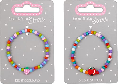 Die Spiegelburg Armband Apfel & Erdbeere - beautiful Stars, sort. von Die Spiegelburg