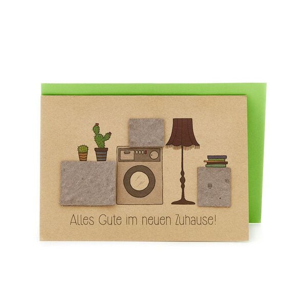 Die Stadtgärtner Glückwunschkarte zum Einzug I Schöne, nachhaltige Karte mit Blumensaat Die Stadtgärtner Glückwunschkarte zum Einzug I Schöne, nachhaltige Karte mit Blumensaat von Die Stadtgärtner