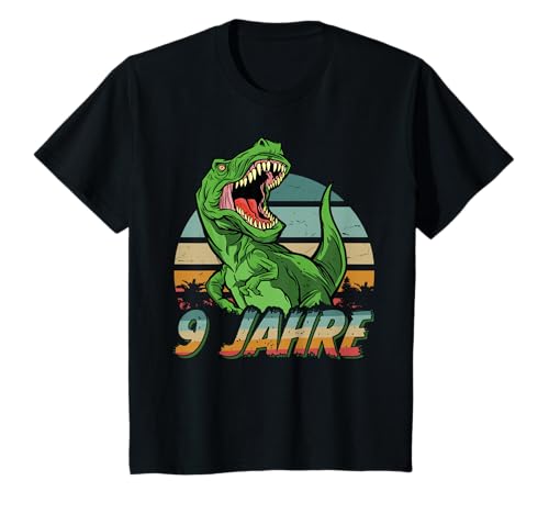 Dinosaurier 9 Geburtstag Deko ich bin 9 Dino Jungen 9 Jahre T-Shirt von Die besten Dinosaurier Geburtstagsshirt Geschenke