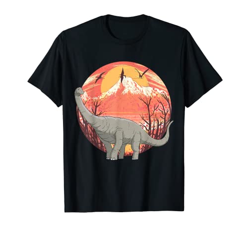 Kinder Dino Dinosaurier Brachiosaurus T-Shirt von Die besten Drachen und Dinosaurier Outfits