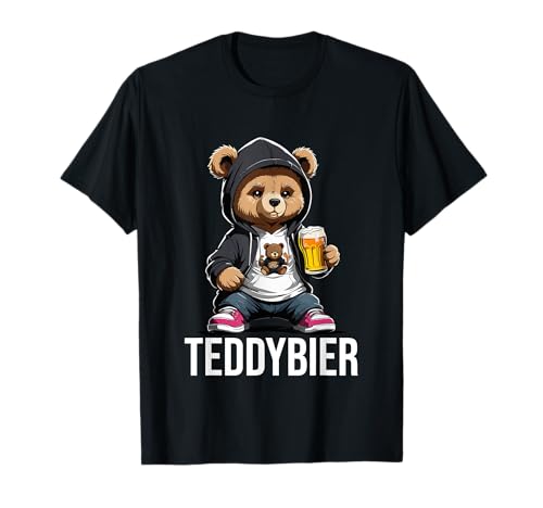 Teddybier Teddybär Bier Männer Party T-Shirt von Die große Teddybär Crew