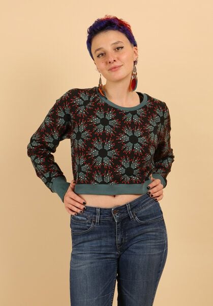 Die rote Zora Cropped Sweater Starlight von Die rote Zora