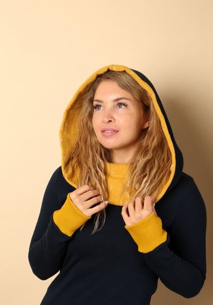 Die rote Zora Hoodiekleid Nord & Ostsee von Die rote Zora