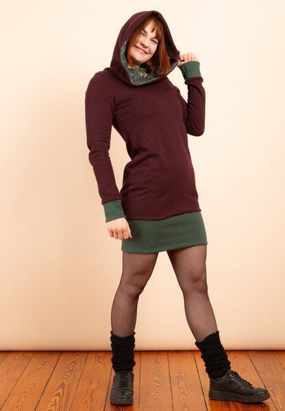 Die rote Zora Hoodiekleid Zauberwald von Die rote Zora