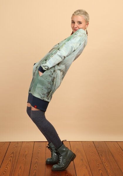 Die rote Zora Sweatkleid mit Taschen von Die rote Zora