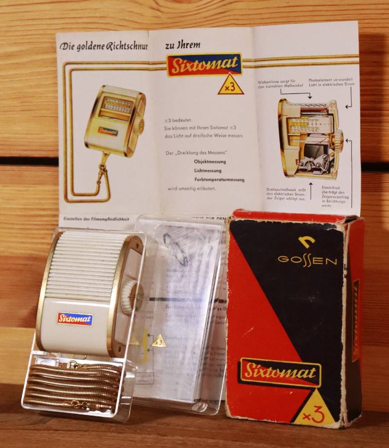 Gossen Colorfinder Sixtomat X3 Goldene Linie Belichtungsmesser Ovp #n von DieAufraeumerDE