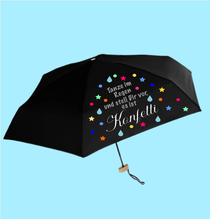 Taschenschirm Mit Namen, Personalisierter Schirm, Hochzeit Regenschirm, Personalisierter Geschenk Für Freunde von DieGeschenkefabrikjs