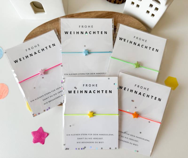 Weihnachtsarmband, Geschenke Kinder, Weihnachtsgeschenk Für Adventskalender Geschenke, Geschenk Idee Weihnachten, Nikolaus von DieKonfettibox
