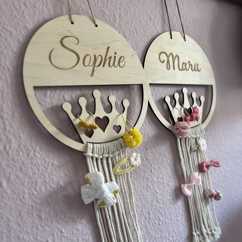 Personalisierte Haarspangen Aufbewahrung Aus Holz, Haargummi Aufbewahrung, Holzring Für Haarspangen, Namensring, Haarspangen-Organizer Personalisierte Haarspangen Aufbewahrung Aus Holz, Haargummi Aufbewahrung, Holzring Für Haarspangen, Namensring, Haarspangen-Organizer von DieKreativManufaktur