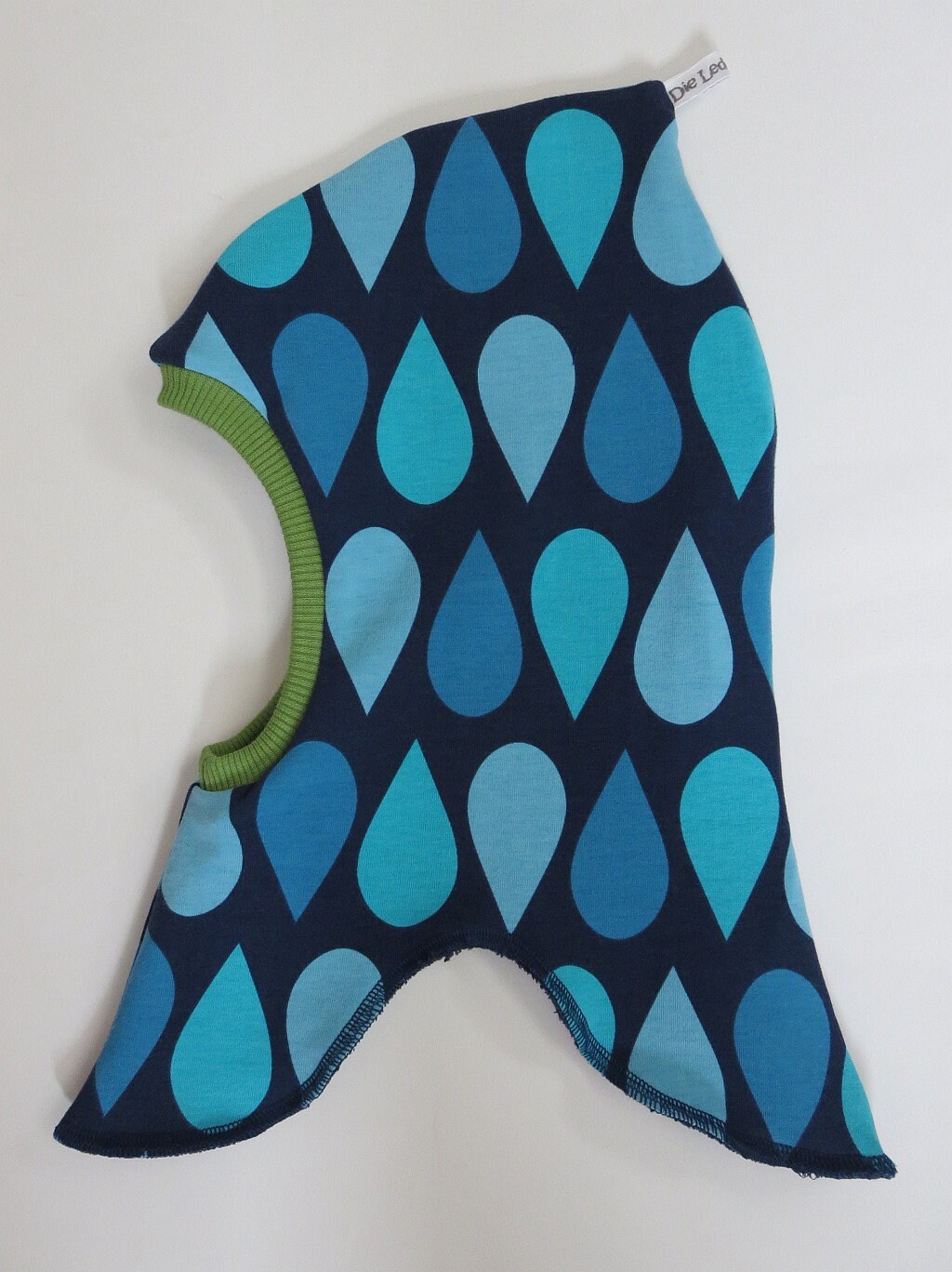 Einzelstück 50/52 Schlupfmütze Drops Fleece Petrol von DieLederbande